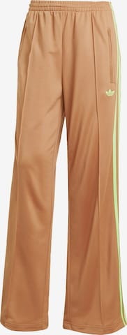 Pantalon 'Adicolor Classic Firebird' ADIDAS ORIGINALS en marron : devant