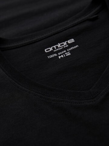 Ombre Shirt in Zwart