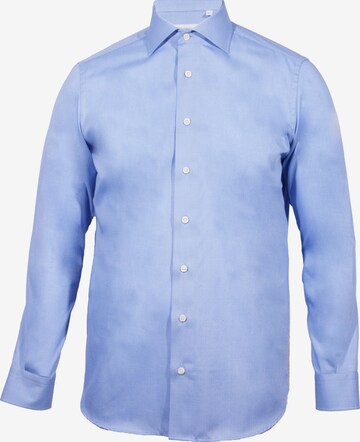 Black Label Shirt Regular fit Overhemd 'TRAVEL' in Blauw: voorkant