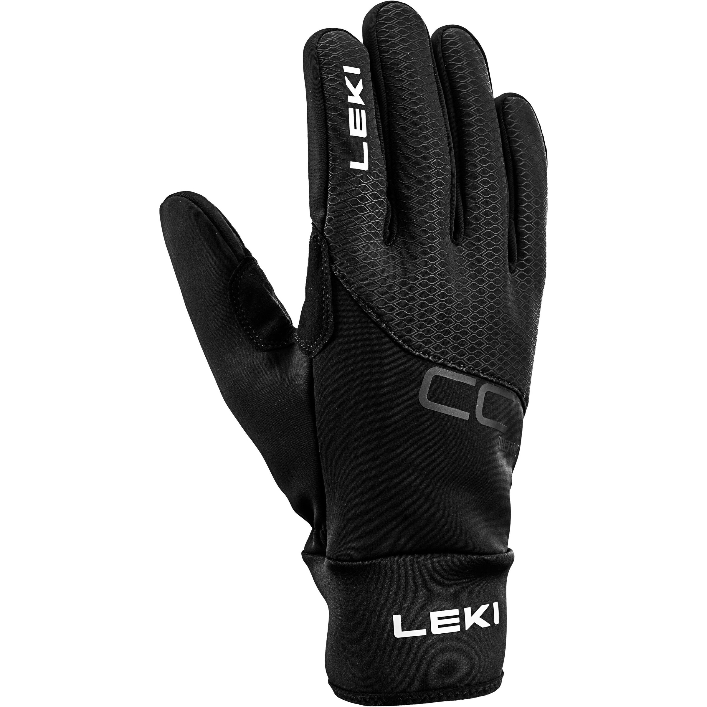 LEKI Athletic Gloves in Black