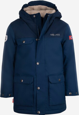 TROLLKIDS Outdoor jacket 'GUDVANGEN' in Blue: front