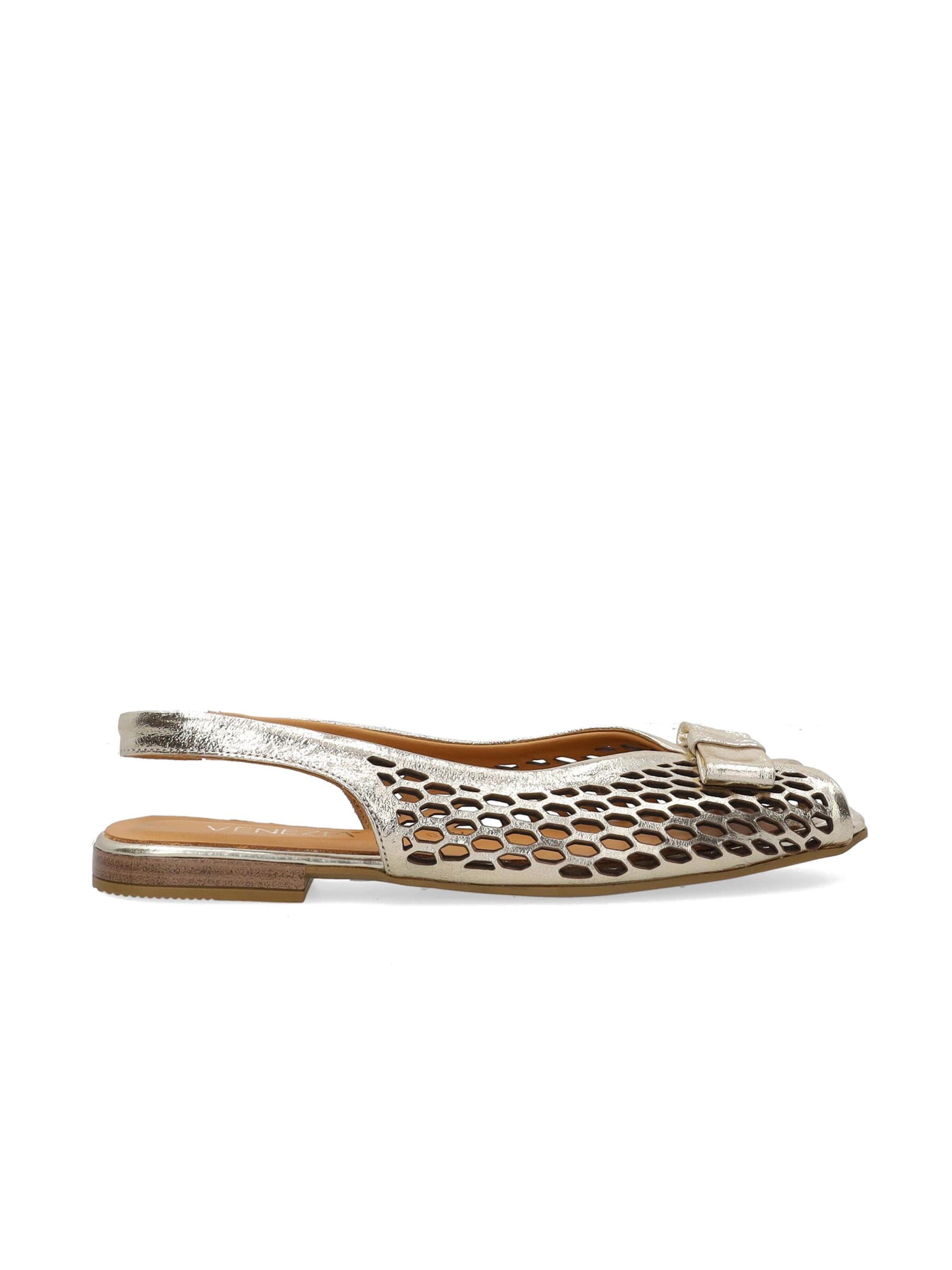 VENEZIA Sandals in Gold: front