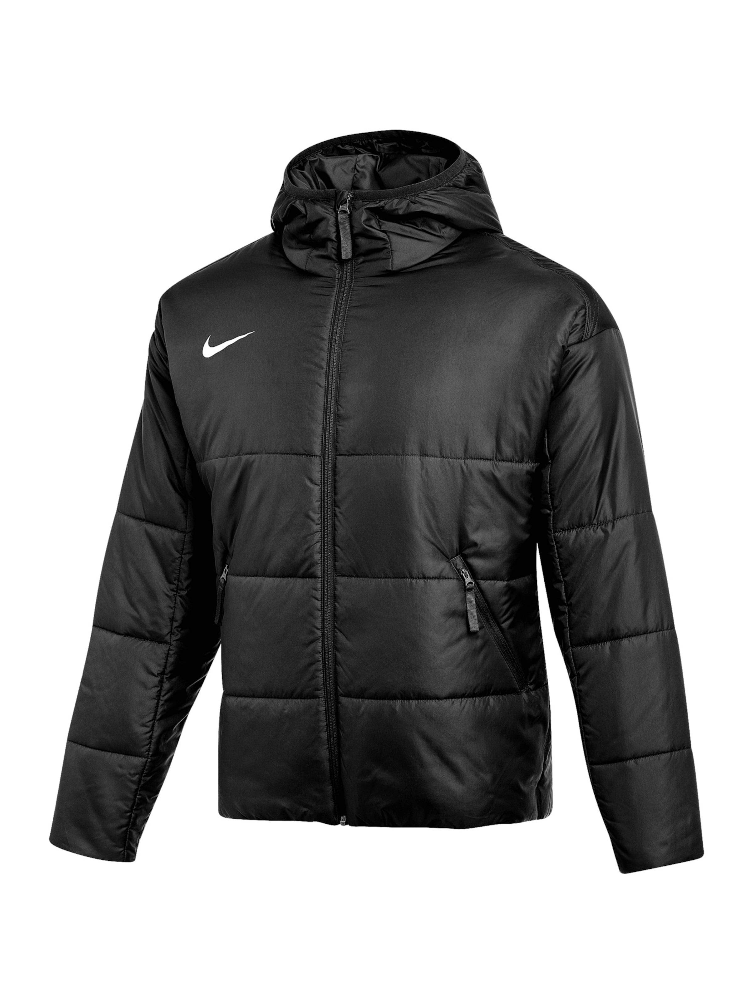 NIKE Sportjacke in Schwarz: Vorderseite