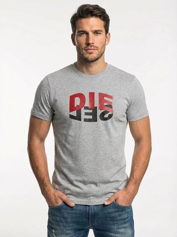 DIESEL - Camisa 'T-DIEGOS-N22' em cinzento: frente