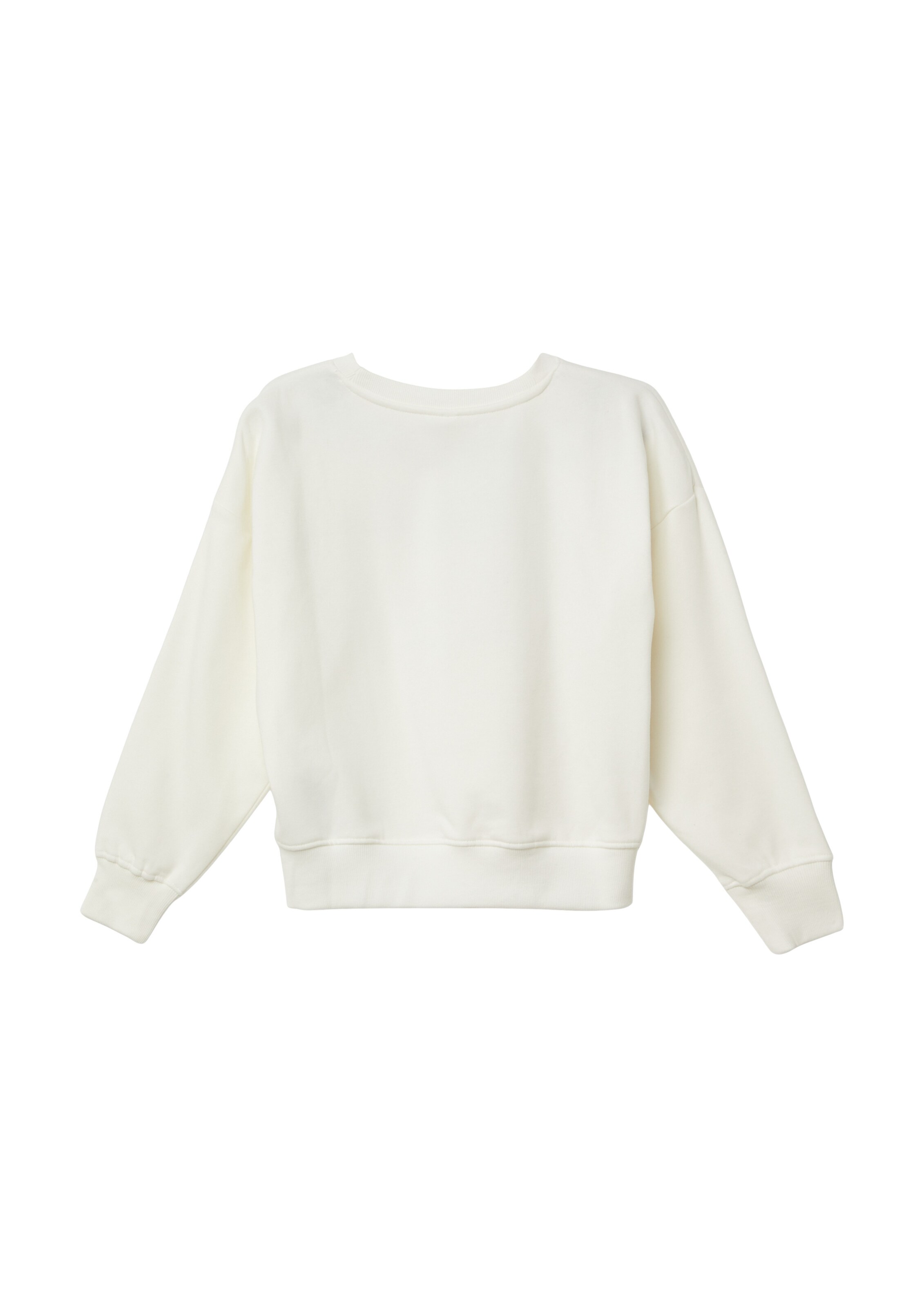 Sweat-shirt s.Oliver en blanc