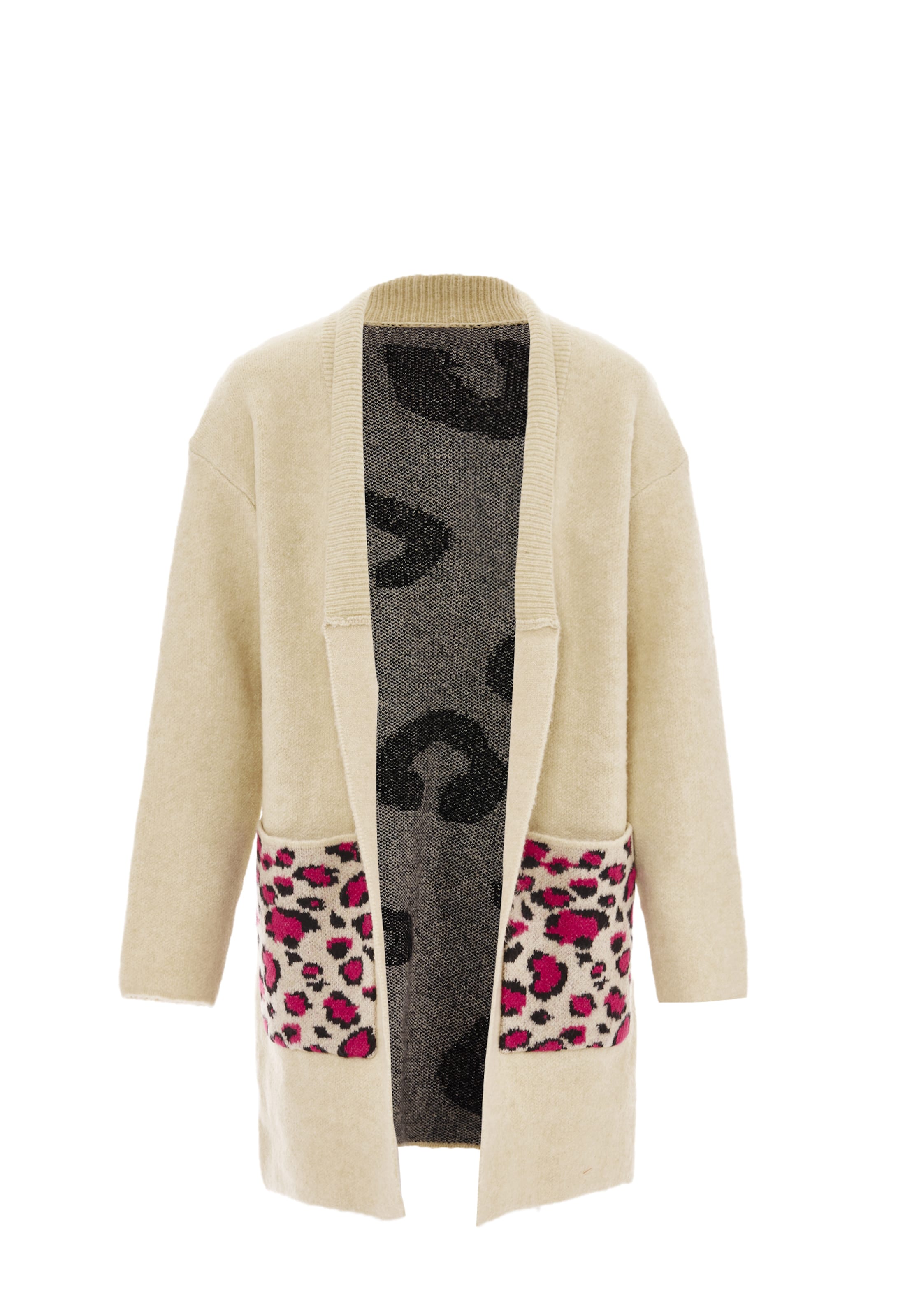 IMANE - Casaco de malha em bege: frente