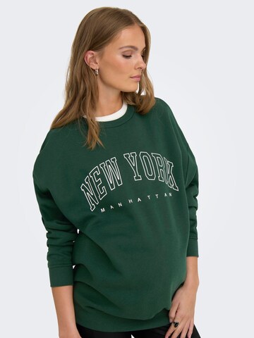 Sweat-shirt 'OLMSweat' Only Maternity en vert