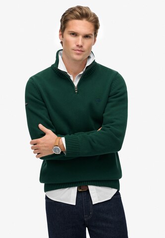 Superdry Trui in Groen: voorkant
