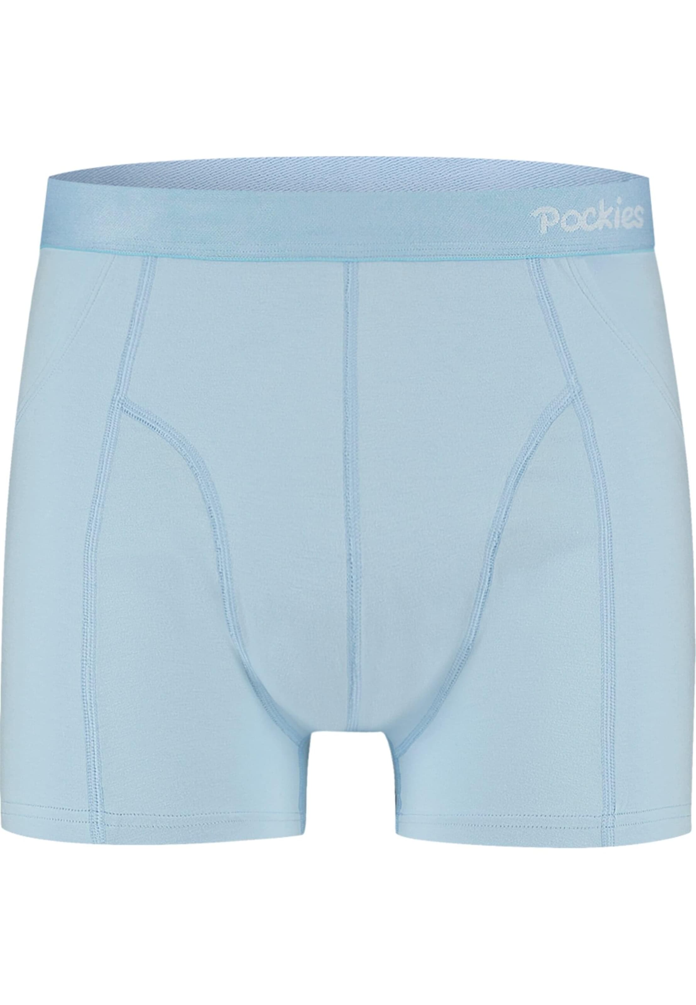 Pockies Boxerky – modrá: přední strana