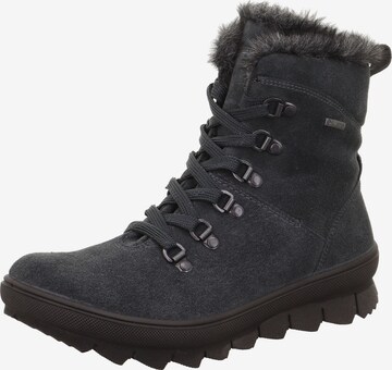 Bottines à lacets Legero en gris : devant