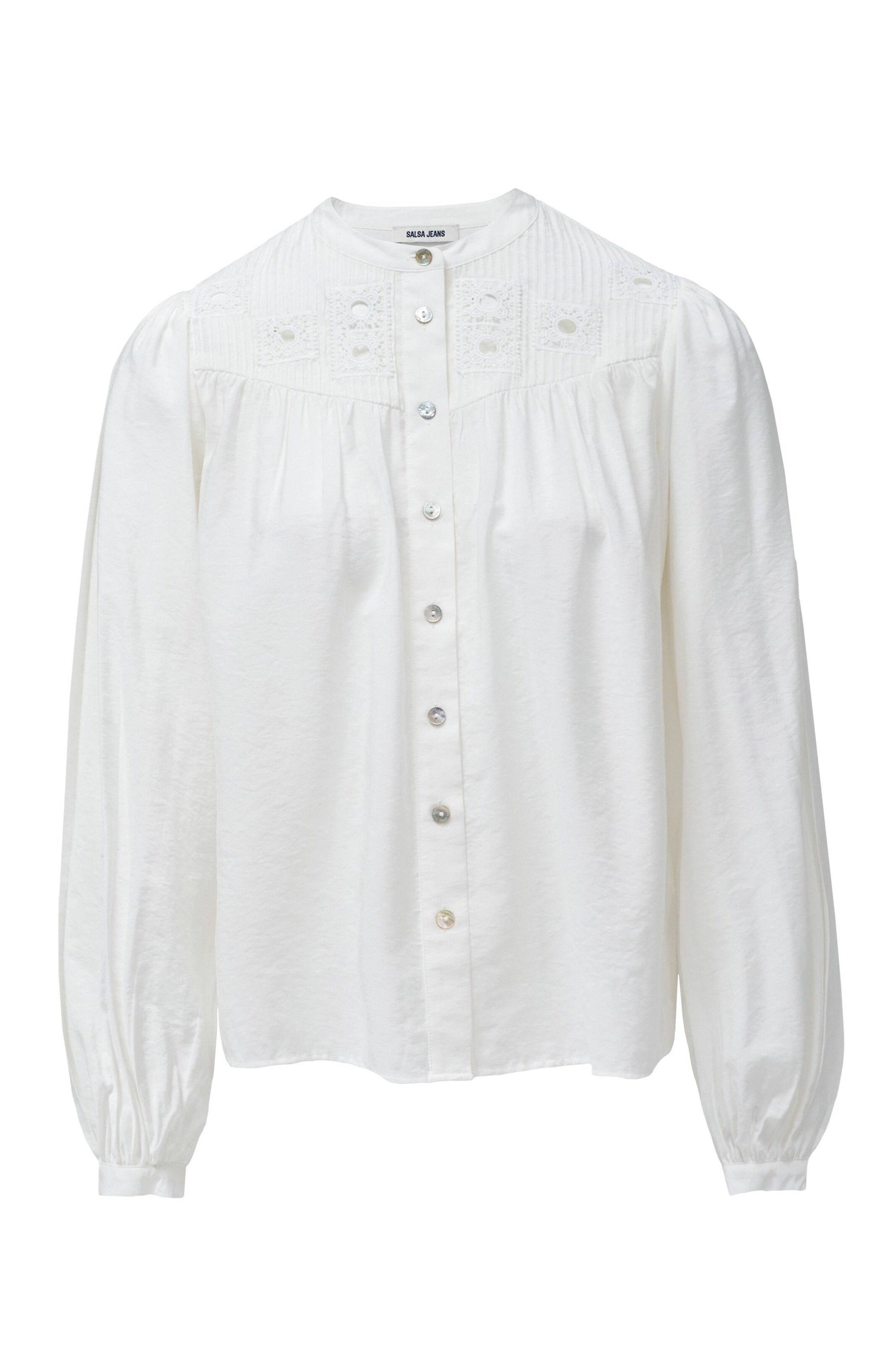 Salsa Jeans Blouse in White: front