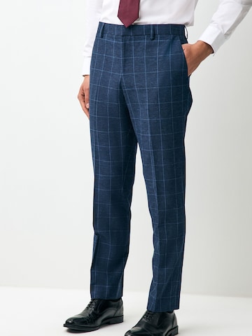 Slimfit Pantaloni con piega frontale di Next in blu: frontale