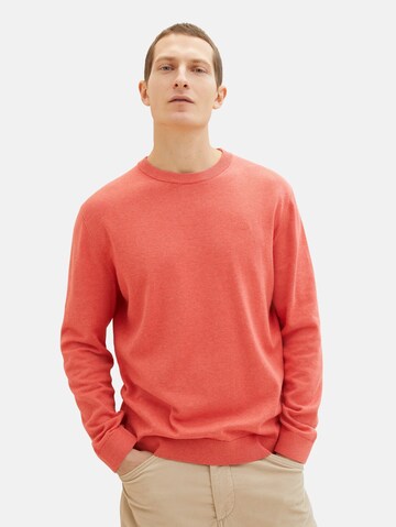 Pullover di TOM TAILOR in rosso: frontale