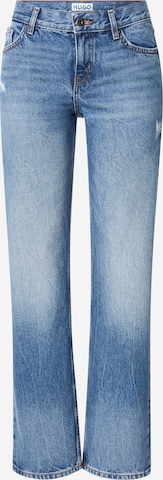 HUGO Regular Farkut 'Getali' värissä sininen: etupuoli