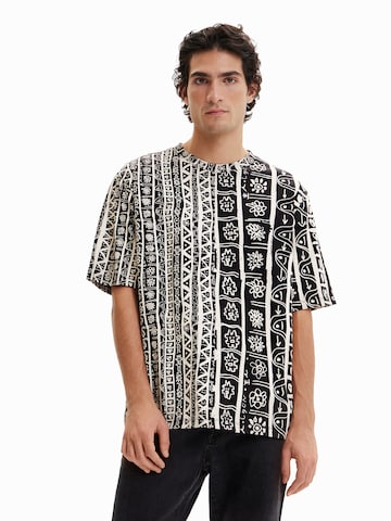 T-Shirt 'Xavier' Desigual en noir : devant