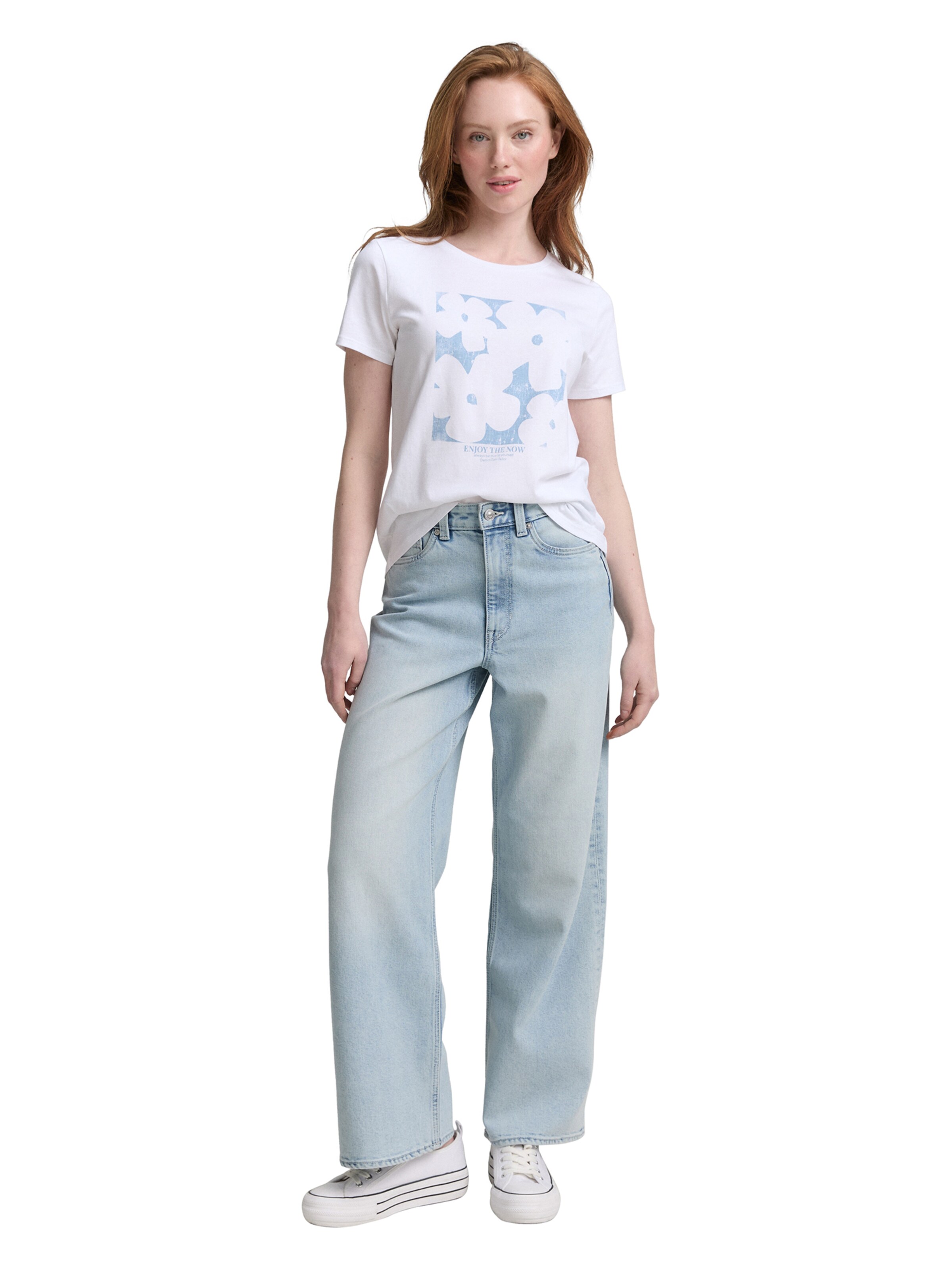 TOM TAILOR DENIM T-shirt i vit