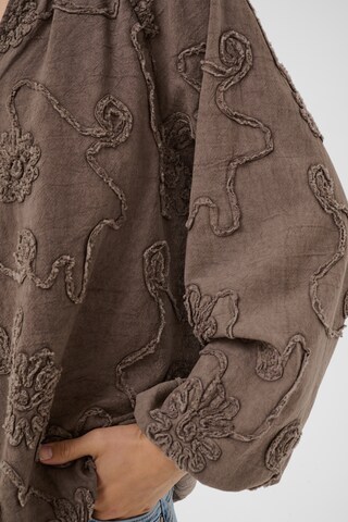 Cream - Blusa 'CRGemmi' em castanho