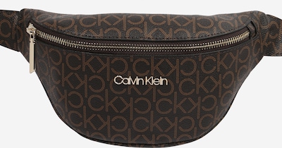 Calvin Klein Bæltetaske i lysebrun / mørkebrun, Produktvisning
