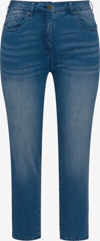 Ulla Popken Regular Jeans i blå: framsida
