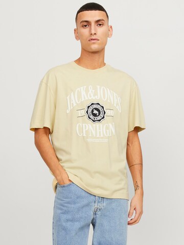JACK & JONES T-Shirt 'Lucca' in Gelb: Vorderseite