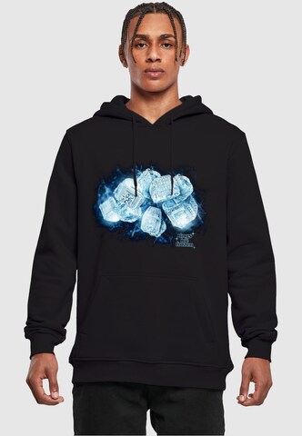 Sweat-shirt 'Ice Rings' Mister Tee en noir : devant