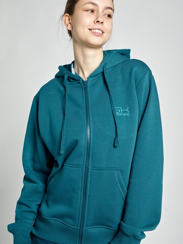 SPORTKIND Sportjas 'Unisex Zip Hoodie' in Groen