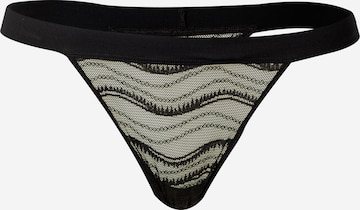 Calvin Klein Underwear String in Zwart: voorkant