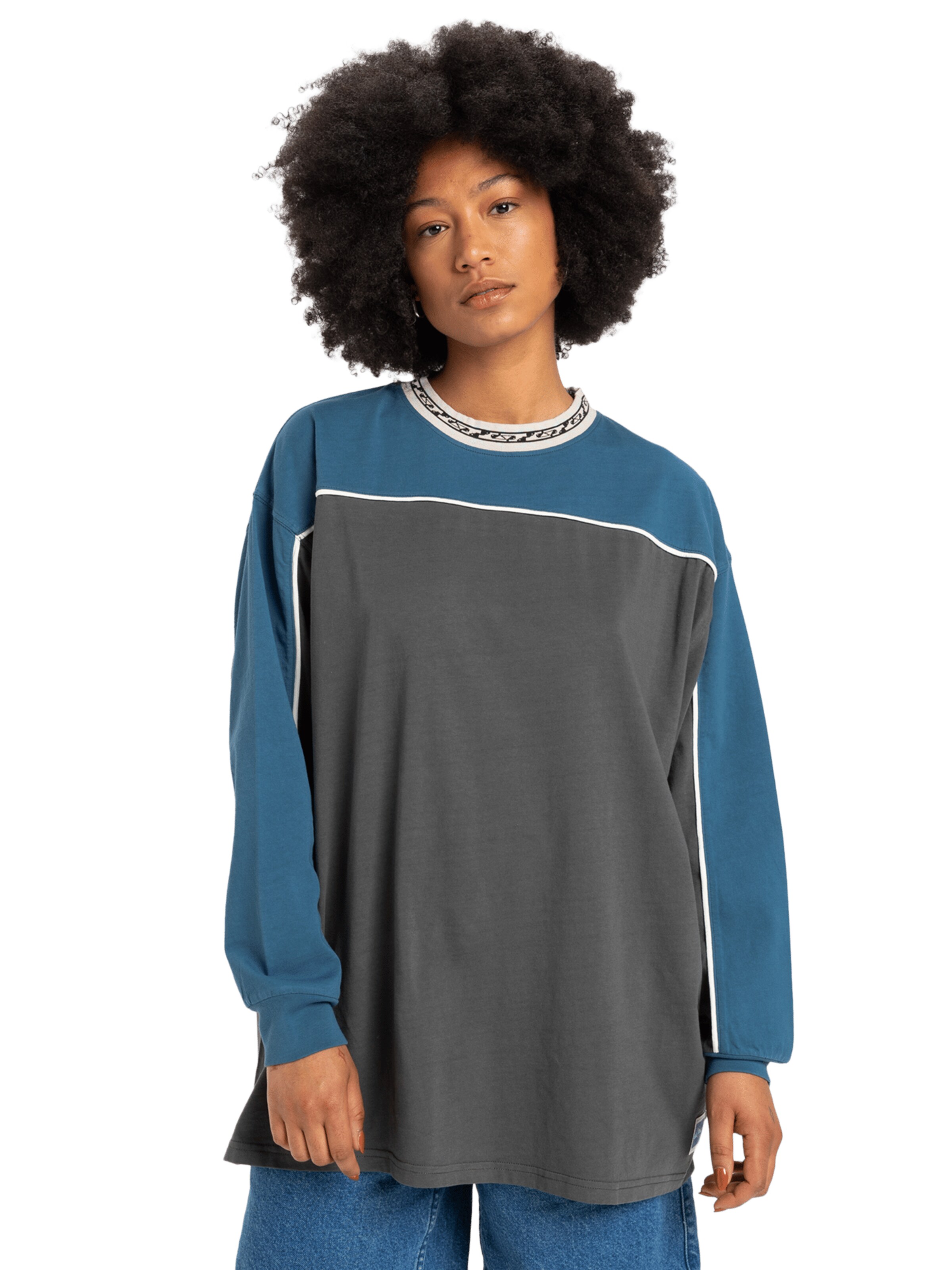 T-shirt QUIKSILVER en gris : devant