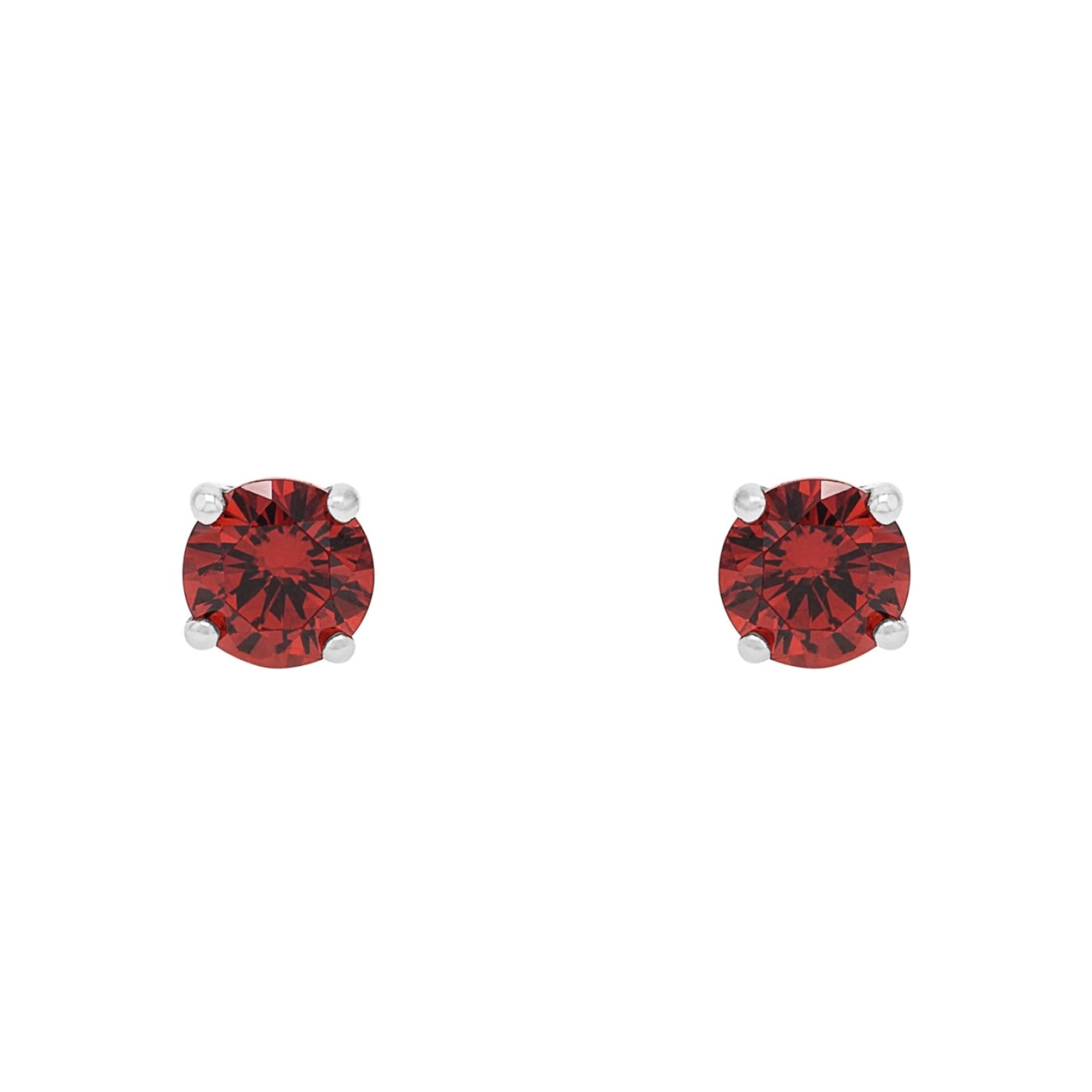 AMOR Earrings in Red: front