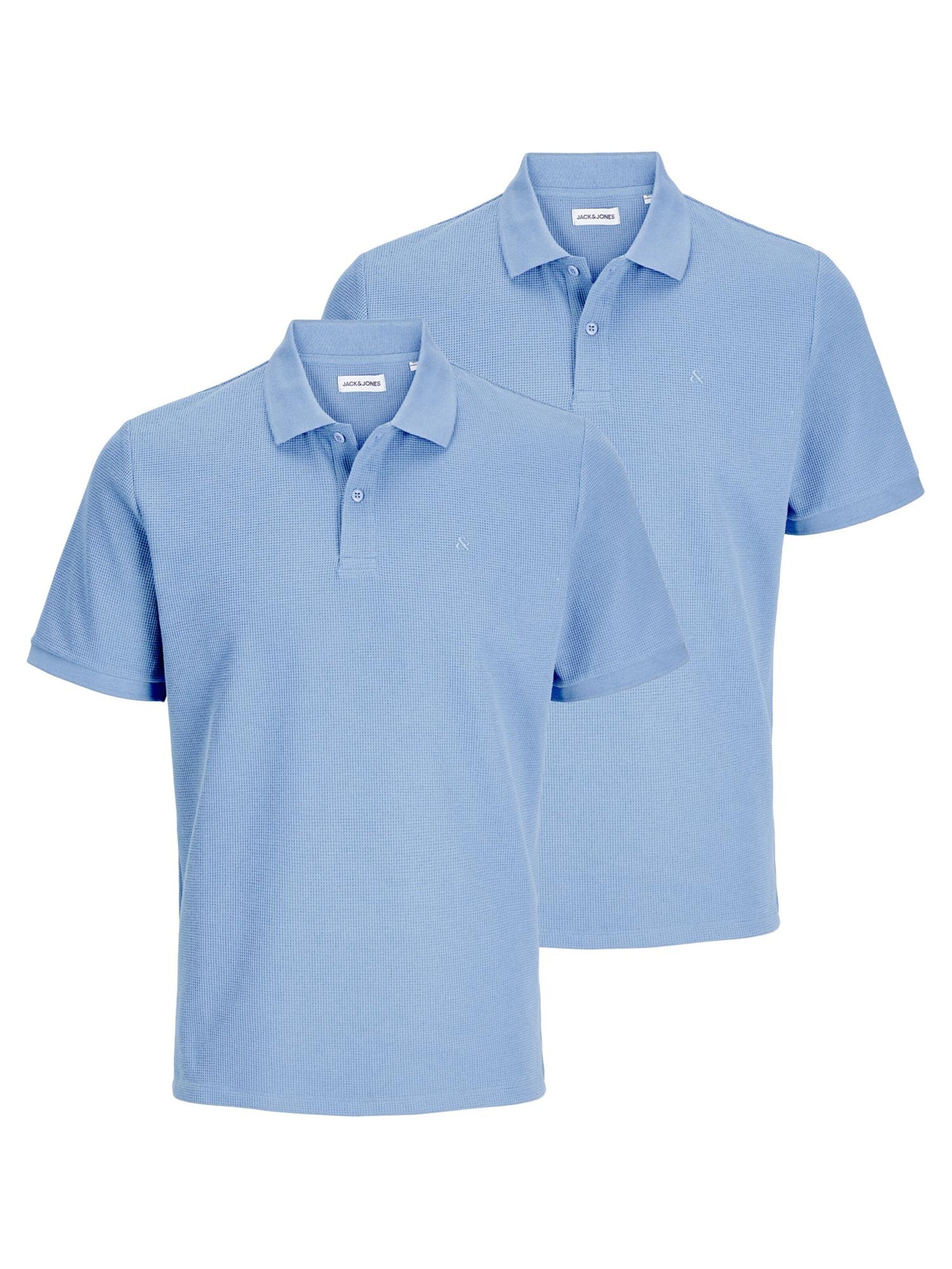 JACK & JONES Shirt 'Austin'‌‌‌‌‌‌‌‌ in Blau: Vorderseite