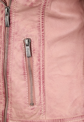 BUFFALO Lederjacke 'BE AMBITIOUS' in Pink