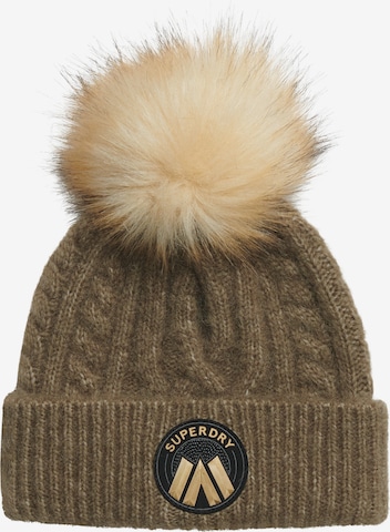 Superdry Muts in Groen: voorkant