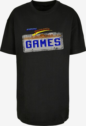 F4NT4STIC Oversized shirt 'California Games' in Zwart: voorkant