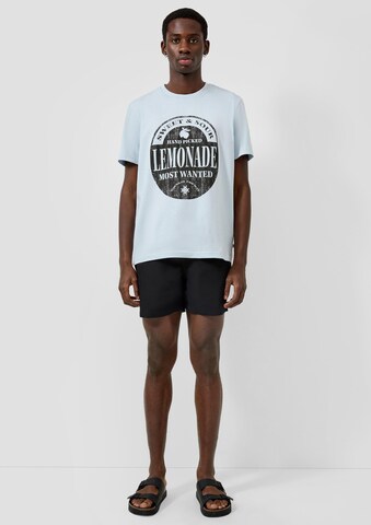 QS Badeshorts in Schwarz