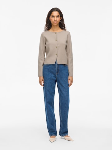 VILA Knit Cardigan in Grey