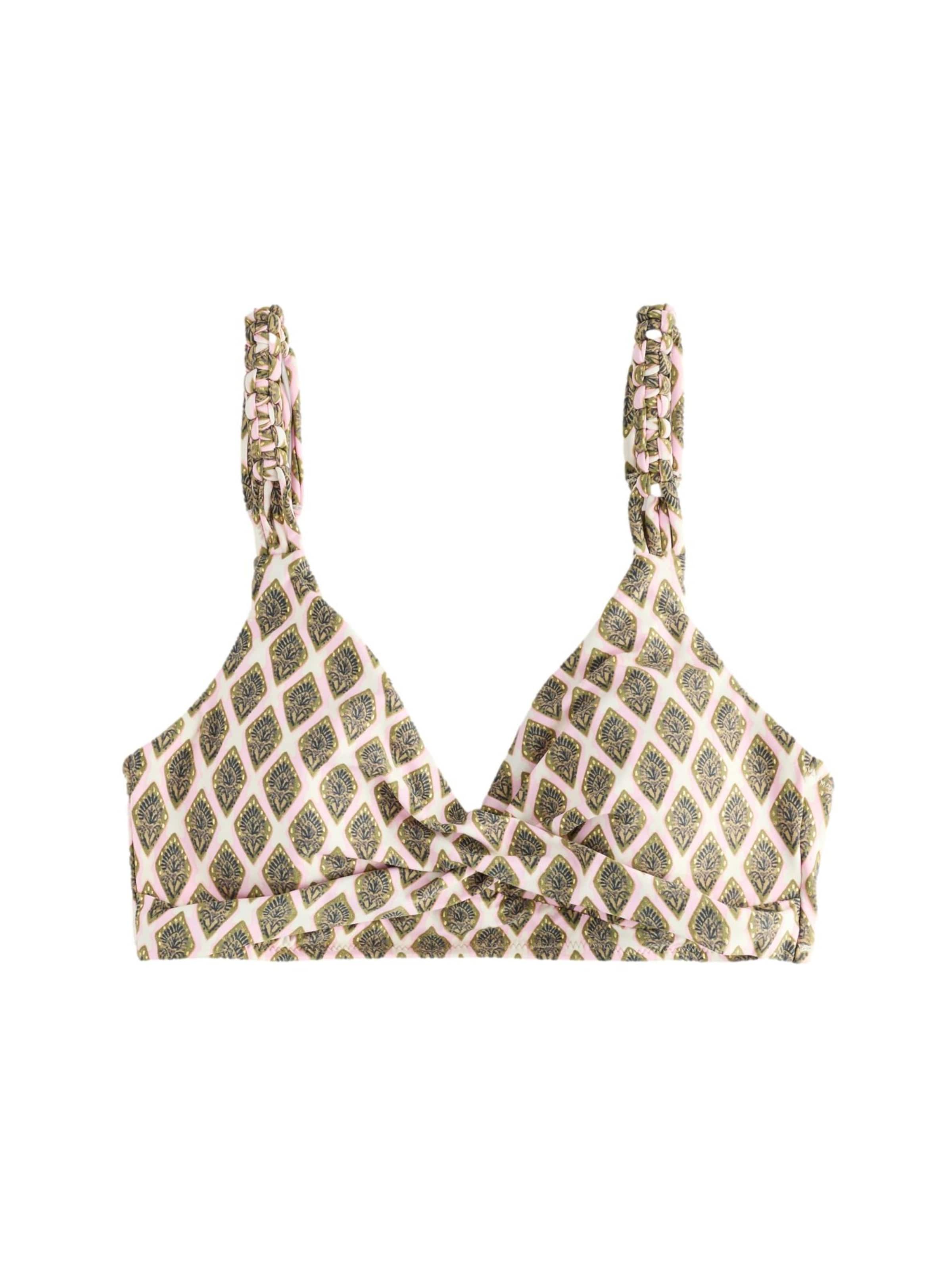 Triangle Hauts de bikini Next en vert : devant