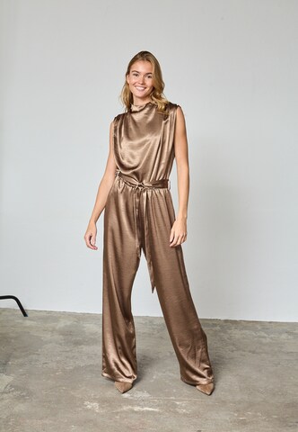 SISTERS POINT Kombinezon 'GUTO-JU5' w kolorze beżowy: przód