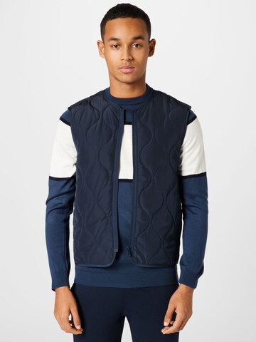 BURTON MENSWEAR LONDON Bodywarmer in Blauw: voorkant