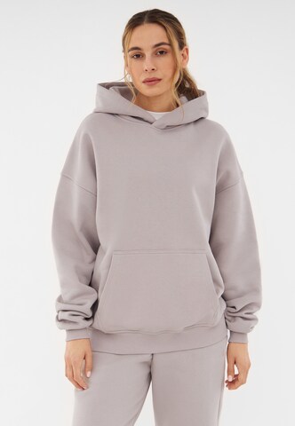 Johnny Urban Sweatshirt 'Cody Oversized' in Grijs: voorkant