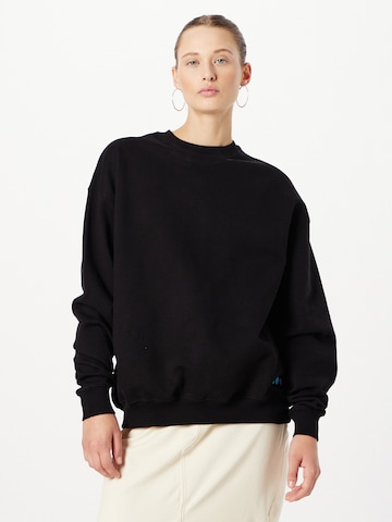 NU-IN Sweatshirt in Zwart: voorkant