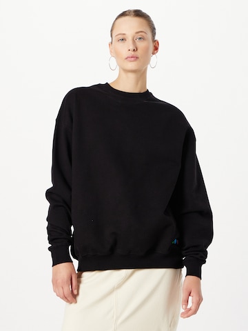 NU-IN Μπλούζα φούτερ σε μαύρο: μπροστά