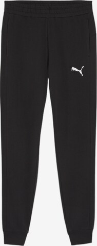 PUMA Tapered Sportbroek 'Goal' in Zwart: voorkant