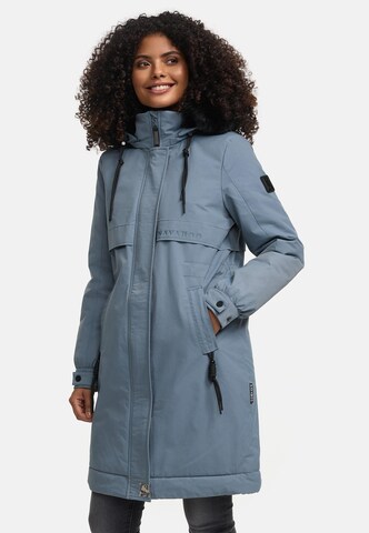 NAVAHOO Winter coat 'Kaltwetterretter 14' in Blue: front