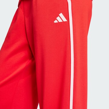 ADIDAS SPORTSWEAR Regular Sports trousers 'Essentials' in Red