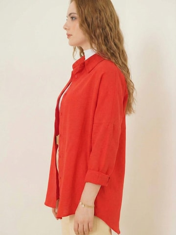 Bigdart - Blusa 'Hemden' em vermelho