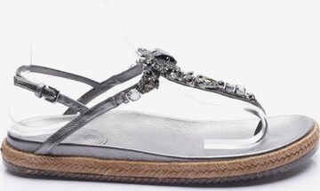 JIMMY CHOO Sandals & High-Heeled Sandals in 40 in Silver: front