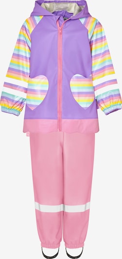 PLAYSHOES Toiminnallinen puku 'Einhorn' värissä taivaansininen / keltainen / lila / roosa, Tuotenäkymä