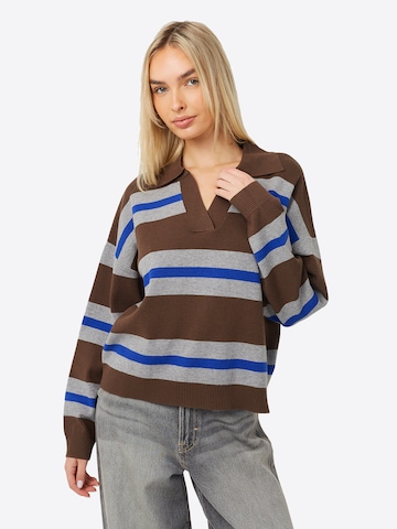 Pullover di BRAVE SOUL in marrone: frontale