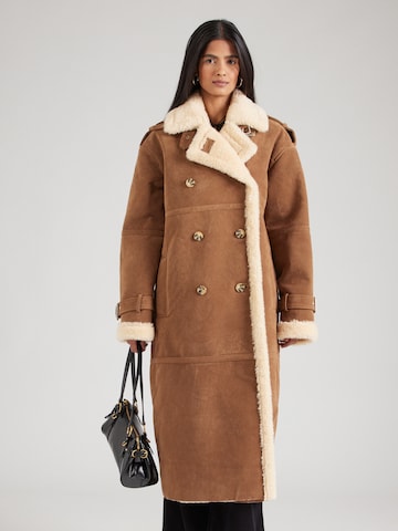 Palton de primăvară-toamnă 'MELANIE' de la TOPSHOP pe maro: față