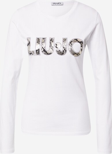 LIU JO JEANS Shirt 'MODA' in Beige / Black / Silver / White, Item view